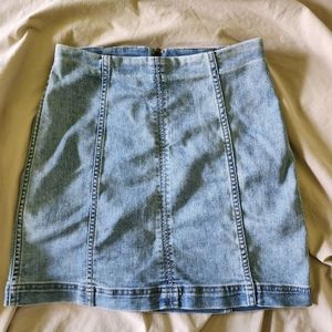 Y2k inspired Free People denim skirt